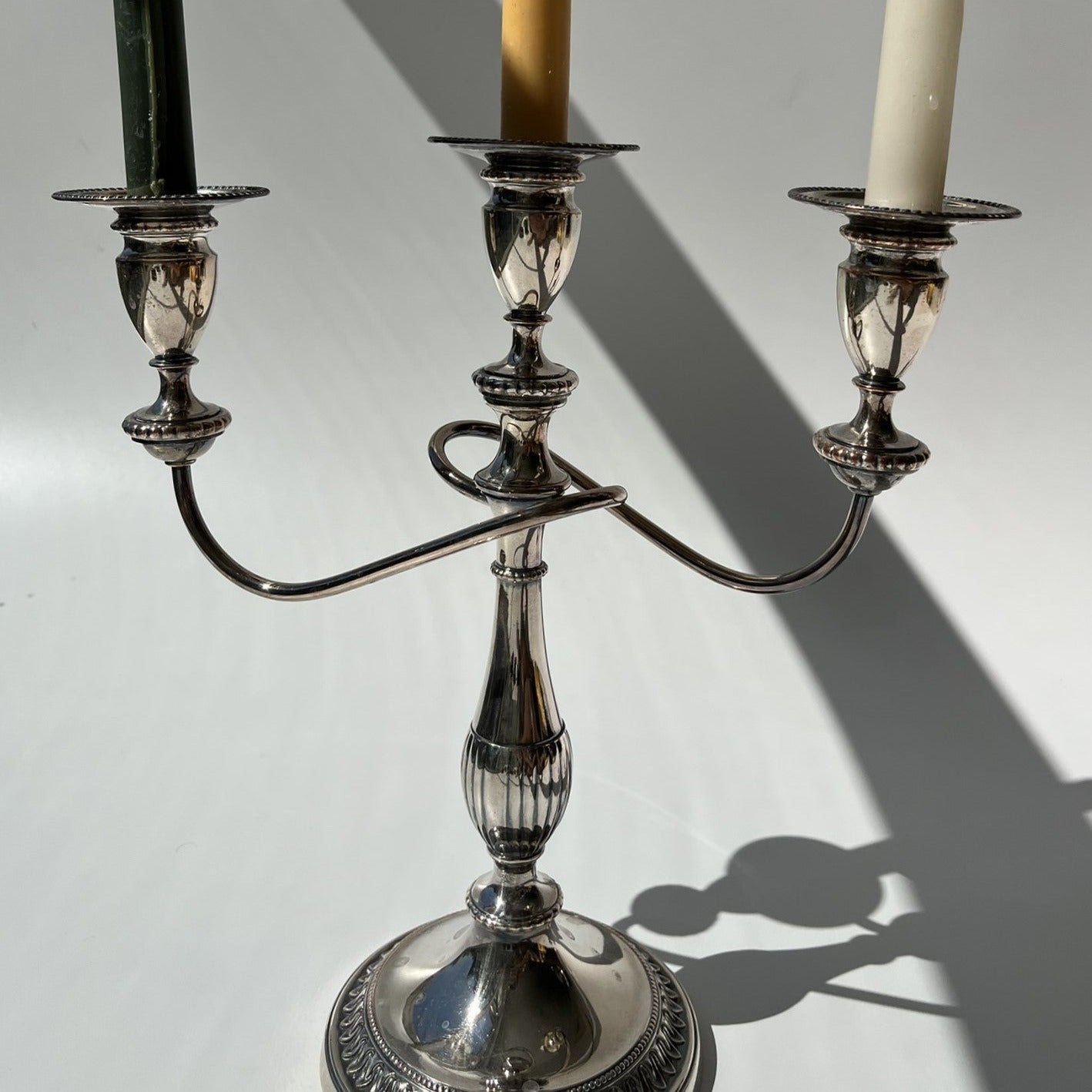 Candelabro Prata Séc XIX