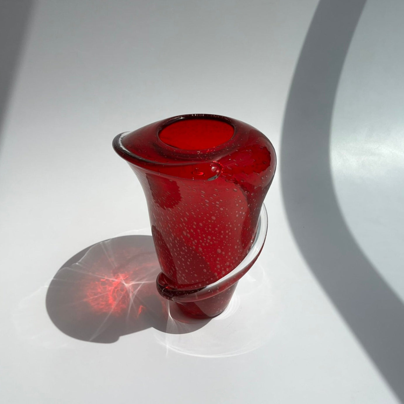 Vaso Tornado Vermelho