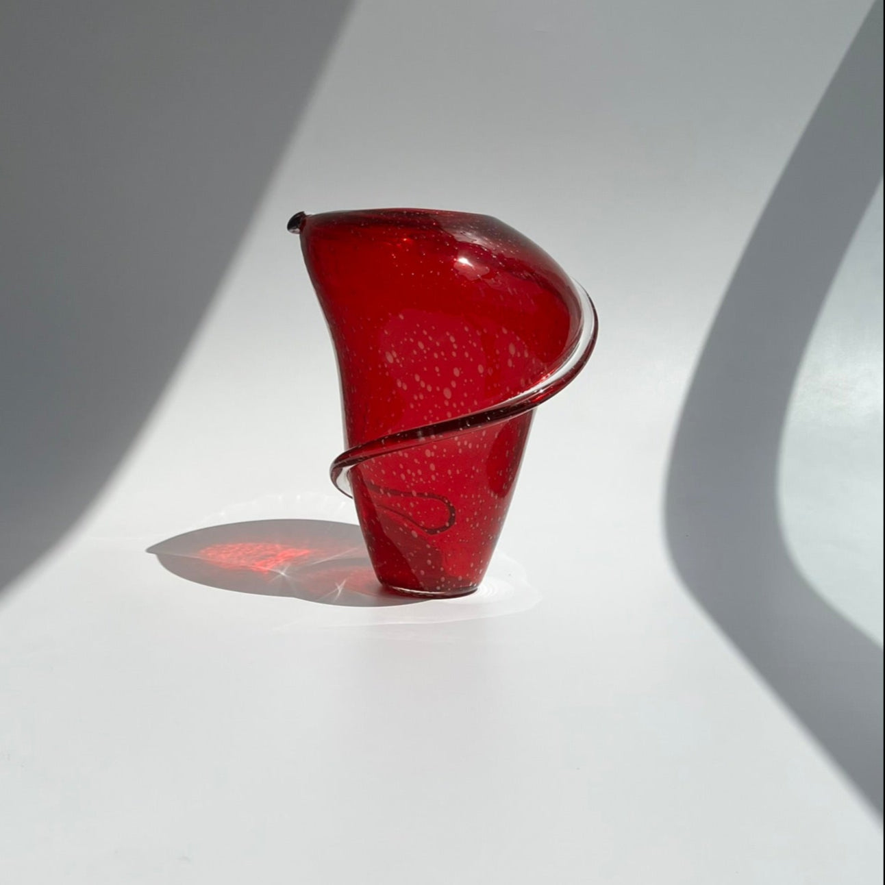 Vaso Tornado Vermelho